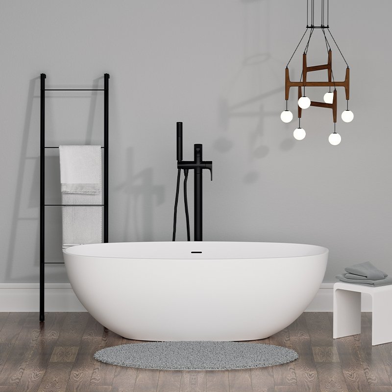 white bathtub