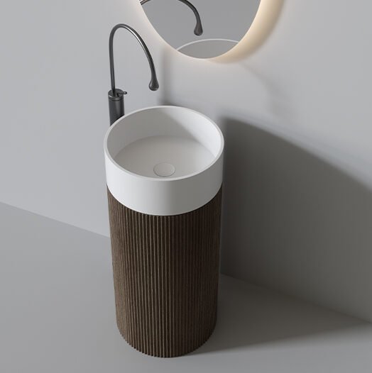 freestanding basin