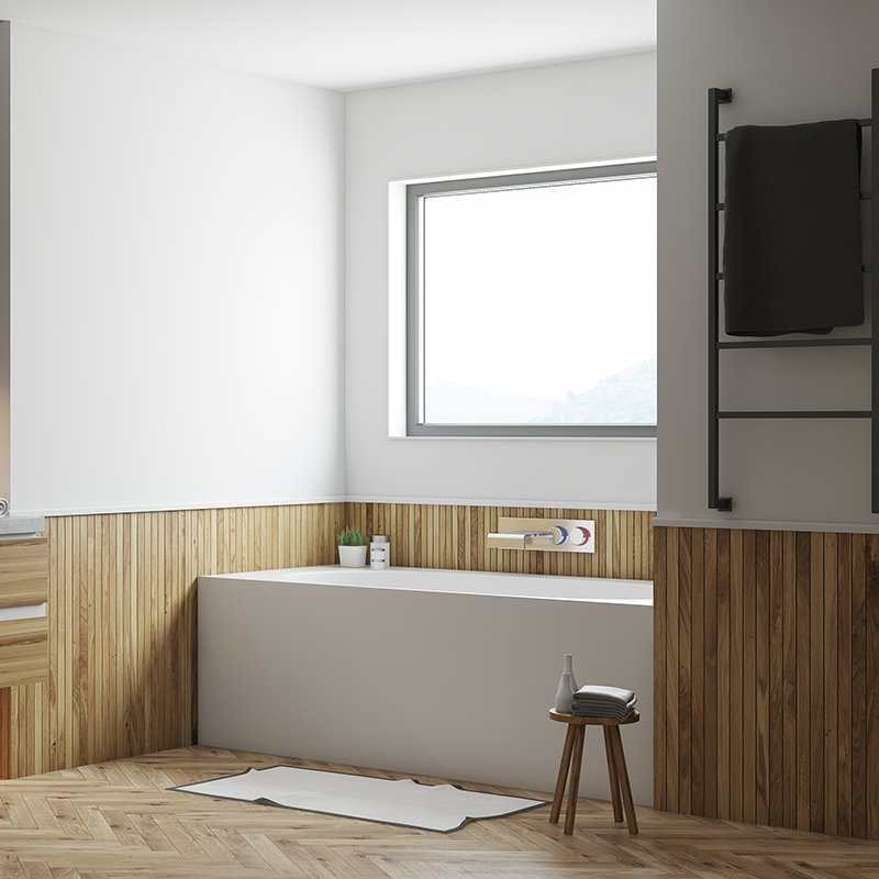 corner bathtub