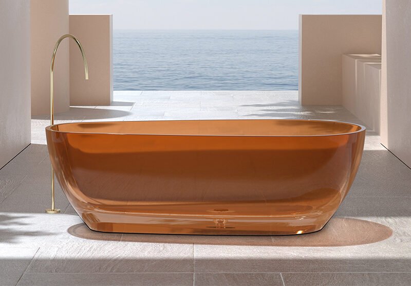 translucent bathtub