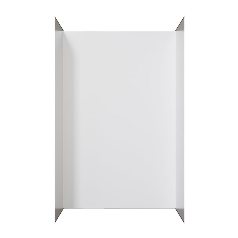 KKR-CMW07 Plain Cultured Marble Shower Wall Panels – Seamless Smooth Surface for Hotel & Apartment Bathrooms