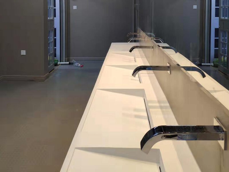 long size bathroom sink