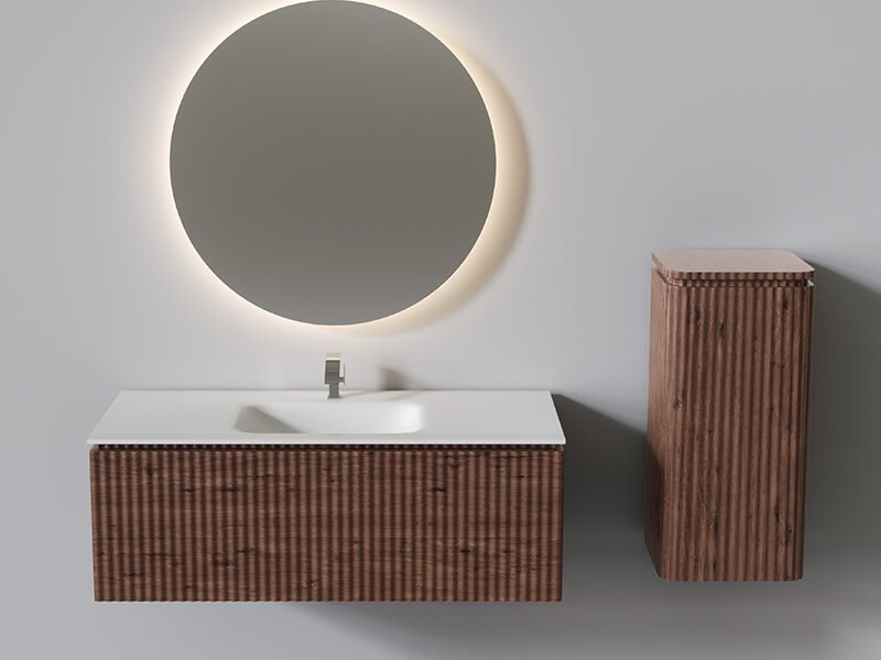 bain with cabinet