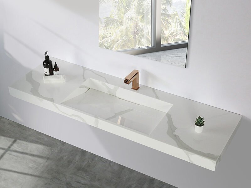 marble pattern basin