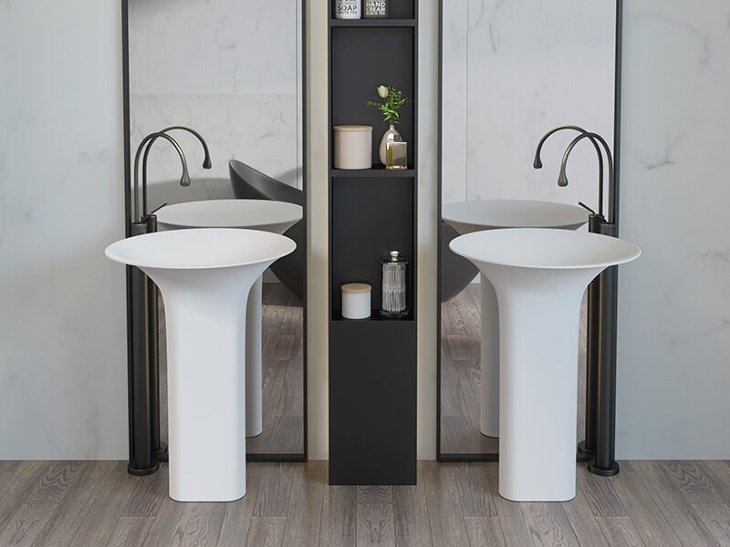 freestanding sink