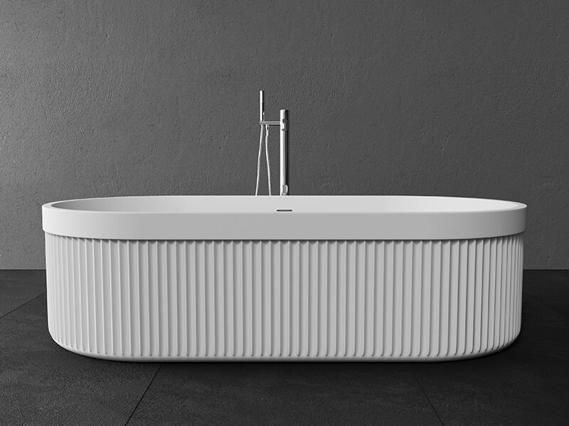 white bathtub