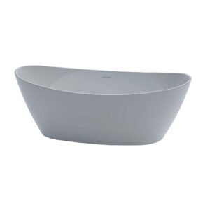 KKR-B1008 Modern Oval Freestanding Acrylic Bathtub for Hotel & Residential Bathroom Projects
