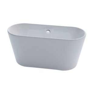 KKR-B704 Freestanding Acrylic Bathtub | Modern Oval Design for Hotel & Residential Projects
