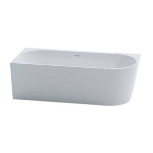 KKR-B902 Freestanding Acrylic Bathtub | Modern Rectangular Tub for Hotel & Project Bathrooms