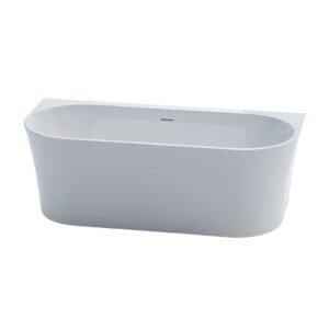 KKR-B903 Freestanding Acrylic Bathtub | Soft Curve Design for Hotel & Residential Bathroom Solutions