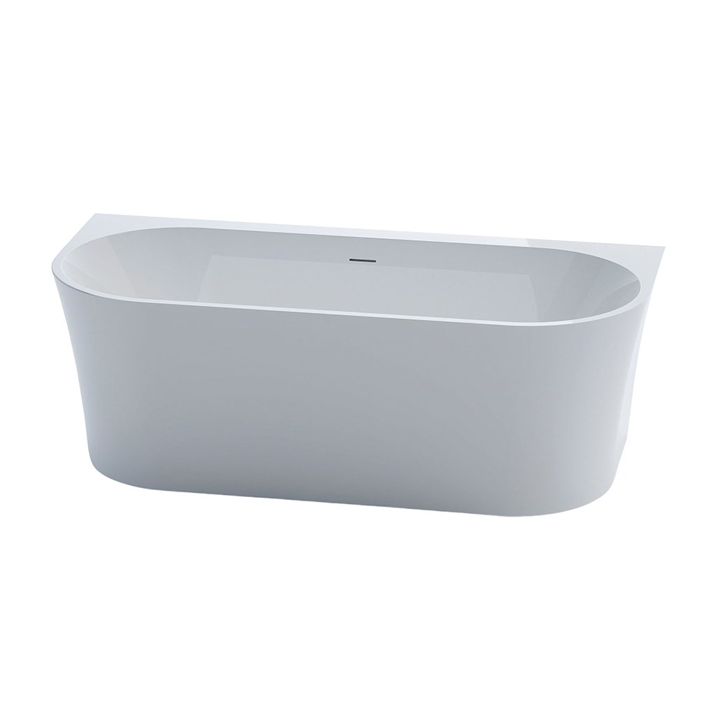 KKR-B903 Freestanding Acrylic Bathtub | Soft Curve Design for Hotel & Residential Bathroom Solutions