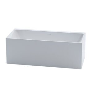 KKR-B908 Rectangular Freestanding Acrylic Bathtub for Hotel & Residential Projects
