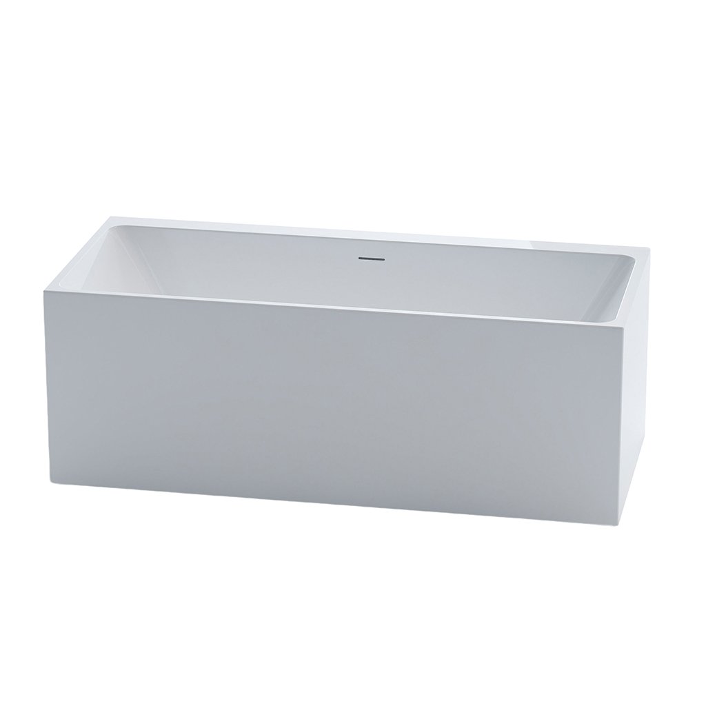 KKR-B908 Rectangular Freestanding Acrylic Bathtub for Hotel & Residential Projects