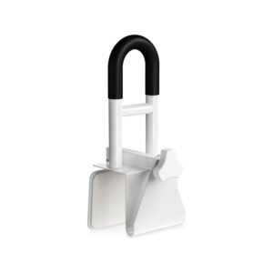 Bathtub Clamp Grab Bar for Elderly | Adjustable Non-Drill Safety Handle for Tub Edge Support