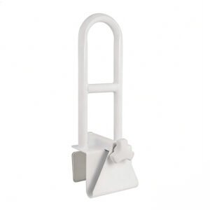 Heavy Duty Bathtub Clamp Grab Bar for Elderly | Reinforced Adjustable Safety Support Handle for Medical & Commercial Use