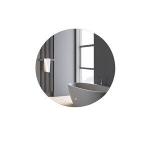 Round LED Bathroom Mirror with Backlit Halo Light | Anti-Fog Smart Vanity Mirror Multiple Sizes