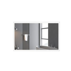 Rectangular LED Bathroom Mirror | Vertical & Horizontal Installation Vanity Mirror for Hotel Projects