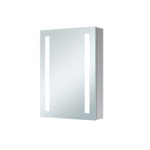 Wall Mounted LED Mirror Cabinet with Storage | Single Door Bathroom Mirror Cabinet with Demister & IR Sensor